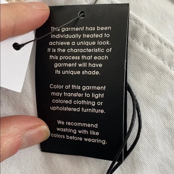 NWT Celebrity Pink size 7 white pants distressed raw hem ankles boho festival - Picture 4 of 9